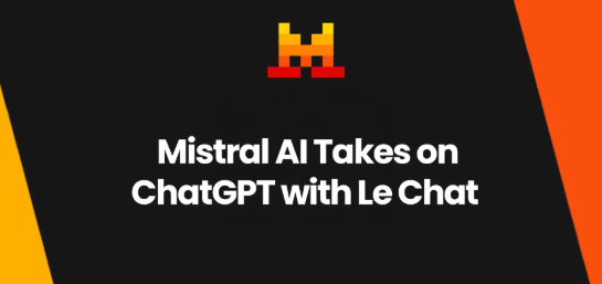 Afbeelding Mistral AI Takes on ChatGPT with Le Chat met het Mistral-logo