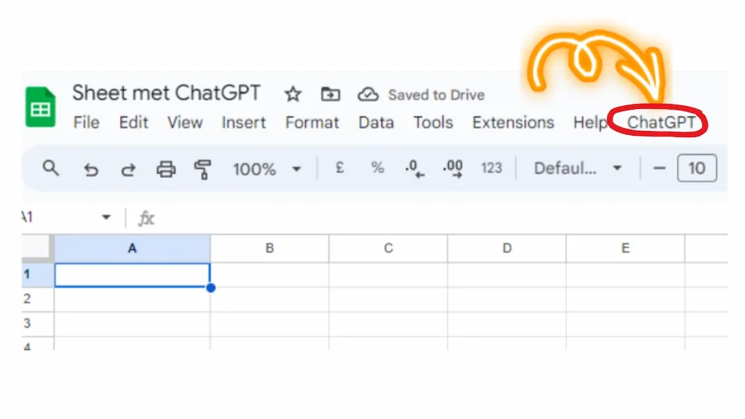 ChatGPT gratis inbouwen in Google Sheets - stappenplan