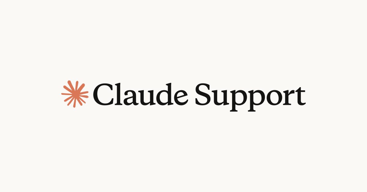 Logo van Claude Support naast een oranje ster op een lichte achtergrond