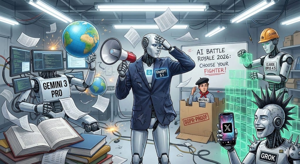 De ultieme gids voor AI-modellen in 2026: welke kiest u?