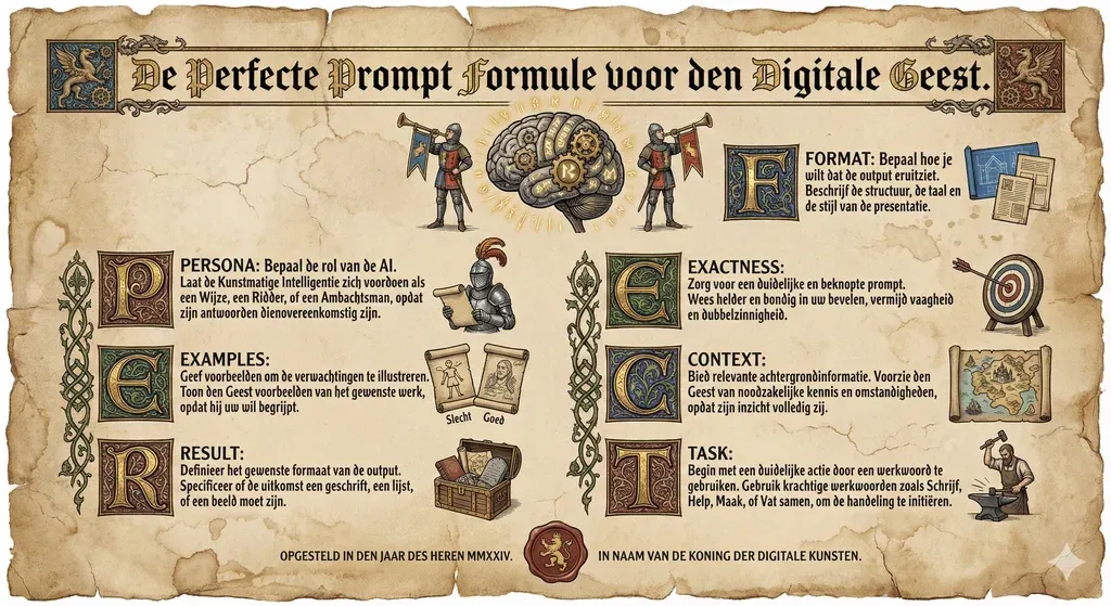 De perfecte prompt in middeleeuwse stijl