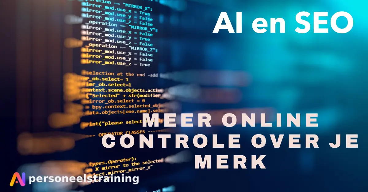 Grotere controle over je merk online en in zoekopdrachten