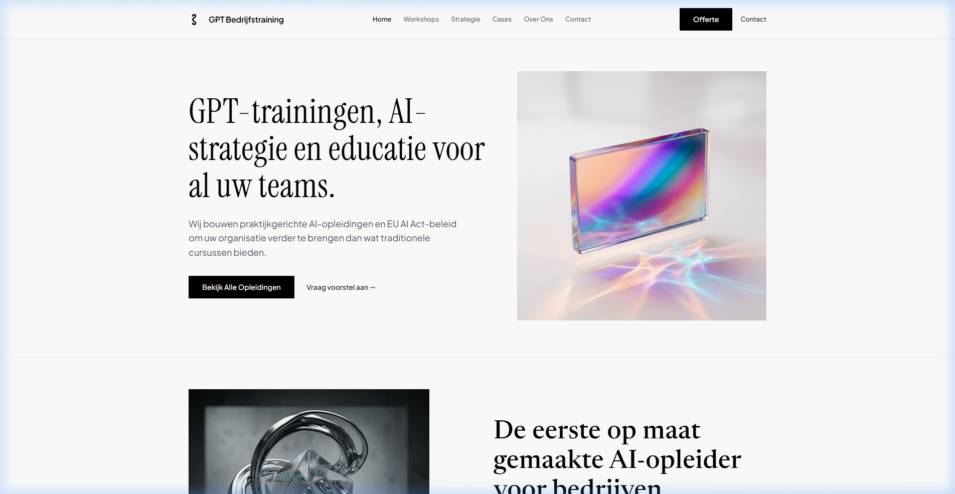 GPT Bedrijfstraining Screenshot