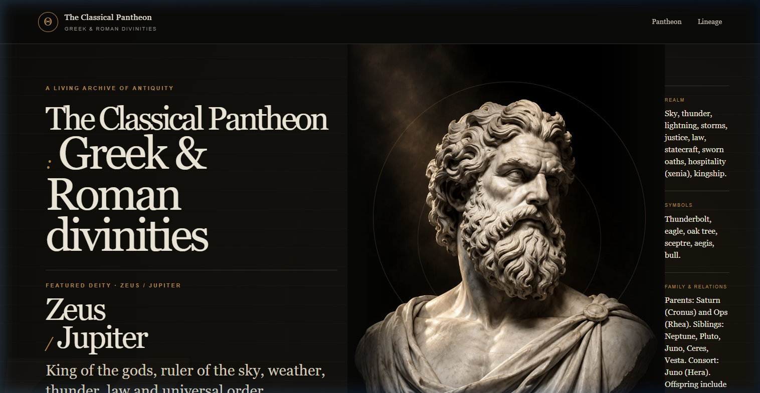 The Classical Pantheon